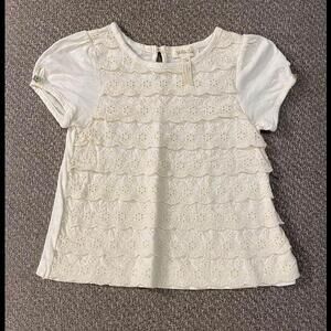 Girls 4t MATILDA JANE eyelet ruffle top